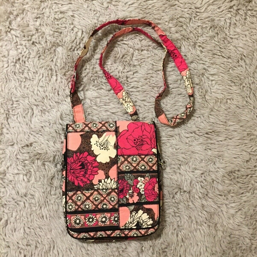 Vera Bradley Mocha Rouge Crossbody